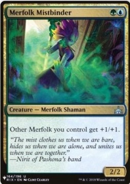 MTG Merfolk Mistbinder MYS uncommon