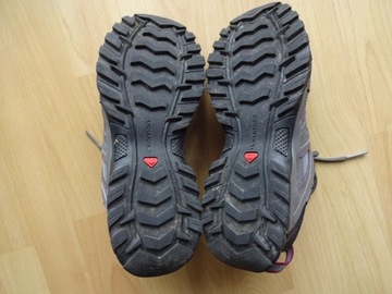 ЖЕНСКИЕ ТРЕККИНГОВЫЕ КРОССОВКИ SALOMON GORE-TEX ORTHOLITE 38 Стелька 2/3 24,7 СМ