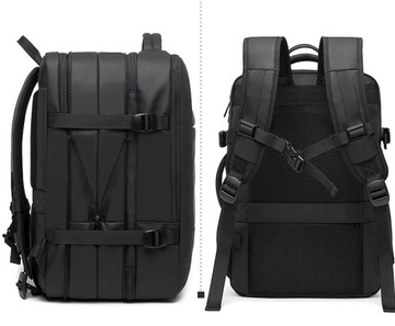 Bange BG-1908 рюкзак для ноутбука 17.3 ручная кладь для самолета USB розовый