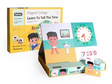 Układanka magnetyczna magnetibook 3+ puzzle klocki