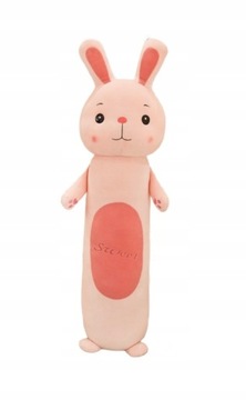 DŁUGI KRÓLIK RÓŻOWY MASKOTKA PODUSZKA 55 cm L