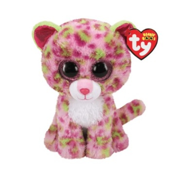 TY 36312 BEANIE BOOS 15 см рожевий леопард LAINEY