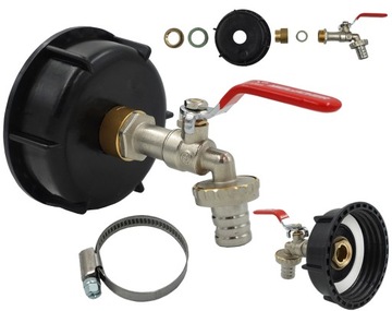 Металлический кран Mauser MAUSERA 1000L IBC PLUG Set FOR TANK