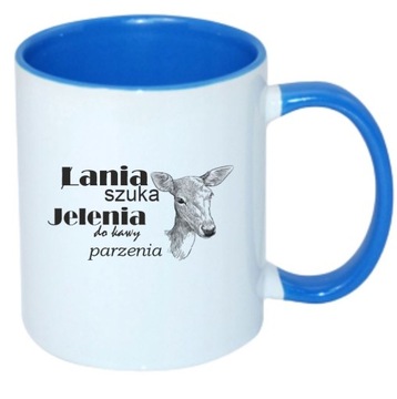 KUBEK ŁANIA SZUKA JELENIA DO KAWY PARZENIA