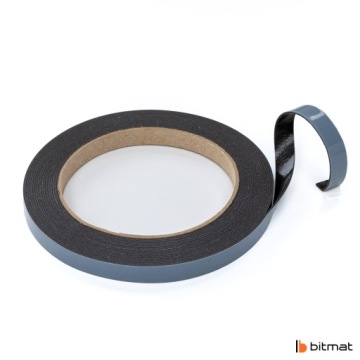 Лента BITMAT ДВУХСТОРОННЯЯ 0,8мм х 9мм х 5м монтаж прочный клей долговечный