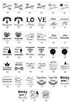 Графин с гравировкой, бокалы для виски, подарок на годовщину свадьбы холостяку