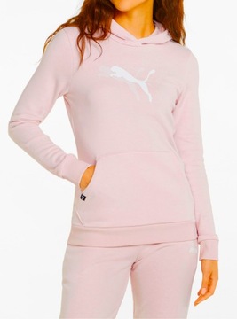 SPORTOWA BLUZA DAMSKA DRESOWA BAWEŁNIANA Z KAPTUREM PUMA POWER GRAPHIC XS