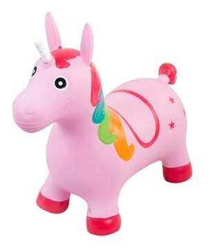 Джемпер детский резиновый UNICORN 60 см розовый для прыжков с насосом