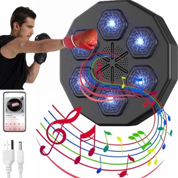 SMART BLUETOOTH MUSIC BOXING MACHINE ŚCIENNY SPORTOWY CEL TRENINGOWY ZESTAW