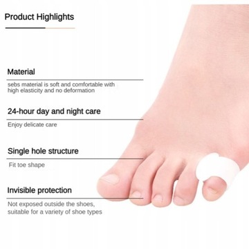 2 шт. = 1 пара, разделитель для ухода за ногами, защита пальцев