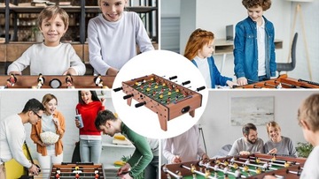 PIŁKARZYKI MINI GRA STÓŁ PIŁKARSKI GRA ZRĘCZNOŚCIOWA RODZINNA DUŻE 2X PIŁKI