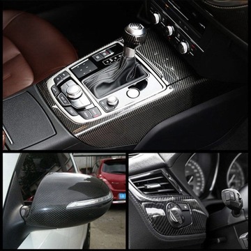 5D УГЛЕРОДНЫЙ ШПОН, ЧЕРНЫЙ ГЛЯНЦЕВЫЙ + ПРЯМОЙ