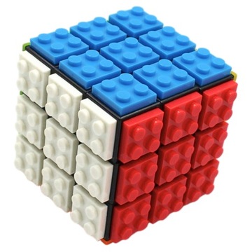 Kostka 3x3 Lego Cube Szybka Profesjonalna Prezent + Podstawka