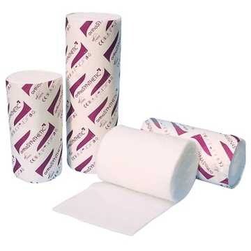 Podkład opaska wata pod gips 6cm x 3m 12szt. Zarys