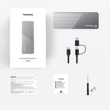 Корпус SSD-адаптера Fanxiang MD85 M2 NVMe PCIE 2W1 USB 3.2 Type C 10Gbs