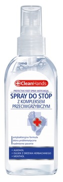 Antybakteryjny SPRAY do STÓP GRZYBICA CleanHands