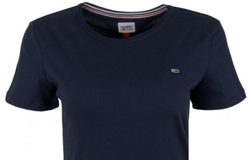 Tommy Jeans t-shirt Slim Jersey C Neck granat XS