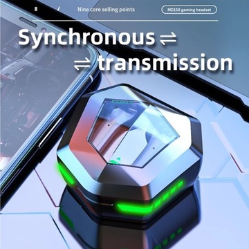 Беспроводные игровые наушники Bluetooth с интеллектуальным шумоподавлением и низким энергопотреблением