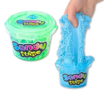 MASA PLASTYCZNA SANDY SLIME PIASKOWY SLIME LOL PIASEK KINETYCZNY GLUT CIAST