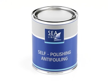Sea-Line farba antyporostowa, przeciwporostowa granatowa 2,5l samopolerując