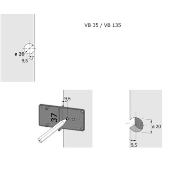 Шаблон для маркировки отверстий Hettich MultiBlue