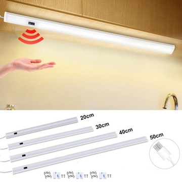 30CM LAMPKA CZUJNIK RUCHU I LEKKI CIEPŁO ŚWIATŁA