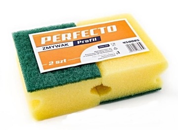 ZMYWAK PROFILOWANY GĄBKA DO MYCIA NACZYŃ 2 SZT.