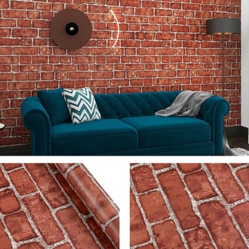 Tapeta ścienna cegła imitacja T10451 samoprzylepna