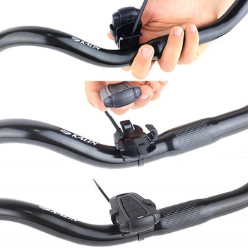 Задний велосипедный фонарь A8 с сигнализацией и функцией СТОП