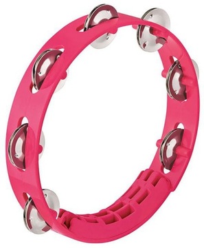 Nino NINO49SP Pink ABS Tambourine Tamburyno