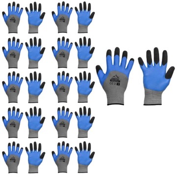 Латексные защитные рабочие перчатки, размер 9 Bradas ARCTIC 12x RWA9
