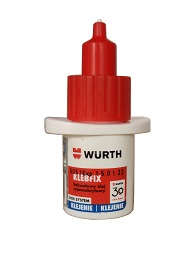 WURTH KLEJ CYJANOAKRYLOWY Sekundowy KLEBFIX do tworzyw sztucznych gumy 5 ml