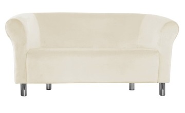 Sofa Milo MG50 kremowy nogi chrom
