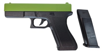 Pistolet Replika ASG Pistolet PÓŁMETAL NA KULKI 6mm + 2 Tarcze