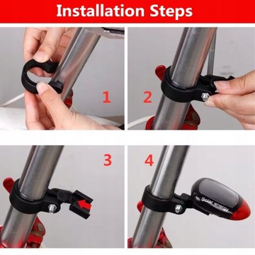 2шт солнечные велосипедные фонари задние фонари для велосипеда