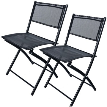 БАЛКОННЫЕ САДОВЫЕ СТУЛЬЯ ДЛЯ ТЕРРАСЫ, САДОВЫЕ, СКЛАДНЫЕ, ПРОЧНЫЕ, 2 шт. НАБОР