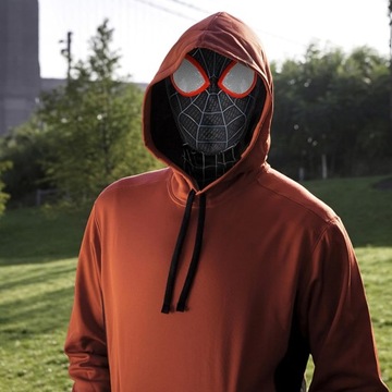 MASKA SPIDER-MAN PAJĄK MATERIAŁOWA KOSTIUM COSPLAY Najlepsza Jakość