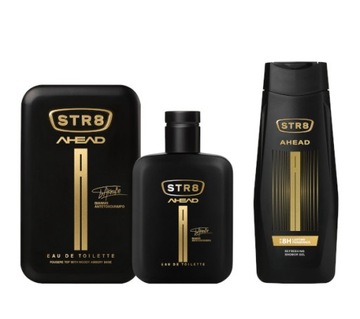 STR8 AHEAD ZESTAW 2cz WODA EDT 100ml + ŻEL 400ml