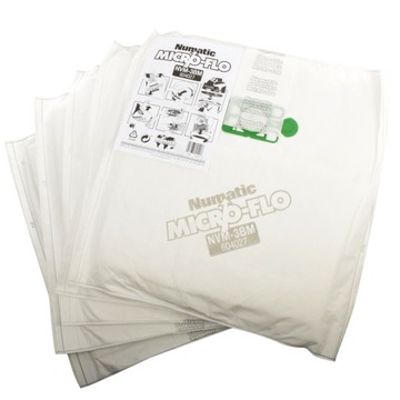ZESTAW 5 WORKÓW PRÓŻNIOWYCH NUMATIC NVM-3BM 604027