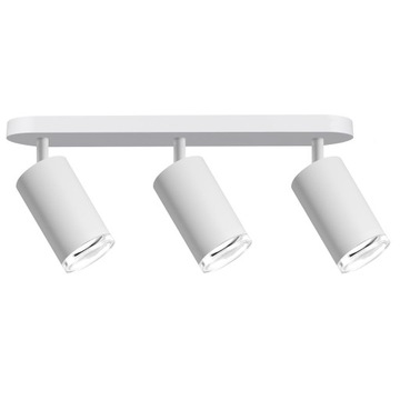 Lampa ścienno-sufit. TURYN 3xGU10 IP44 biała bryzgoszczelna