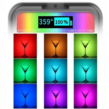 Ulanzi VL49 RGB WB Светодиодная лампа 2500K-9000K 2000 мАч 13 эффектов