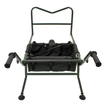 Тачка Eurocatch XXL + тележка с колесом из цельного полиуретана и транспортной тележкой