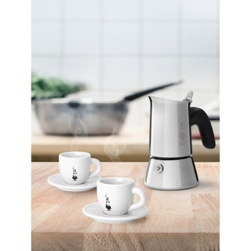 КОФЕВАРКА BIALETTI NEW VENUS STEEL SILVER 2 т