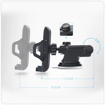 ПРОЧНЫЙ ВРАЩАЮЩИЙСЯ НА 360 ГОД АВТОМОБИЛЬНЫЙ ДЕРЖАТЕЛЬ ДЛЯ ТЕЛЕФОНА, ОКНА, КАБИНЫ