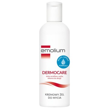 EMOLIUM DERMOCARE Kremowy Żel Do Mycia 200 ml KRÓTKI TERMIN WAŻNOŚCI