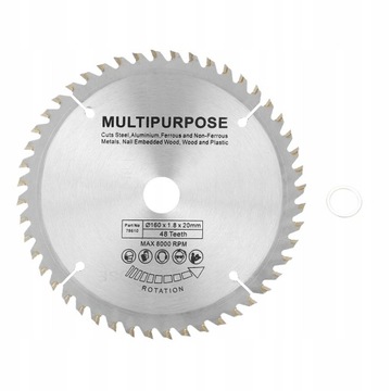 ДИСК WIDI ДЛЯ БЕНЗИНОВОГО BRITCHER 160*20*48T TCT