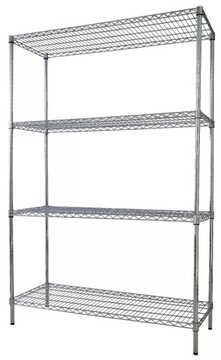 REGAŁ MAGAZYNOWY 4-PÓŁKOWY REGULOWANY 900X450X1800 MM TECHNICA
