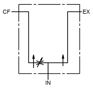 Клапан регулятора потока Dzielwer Stream 1/2 60L + Scale