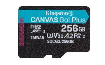 Карта памяти Canvas Go Plus емкостью 256 ГБ, 170/90 МБ/с.