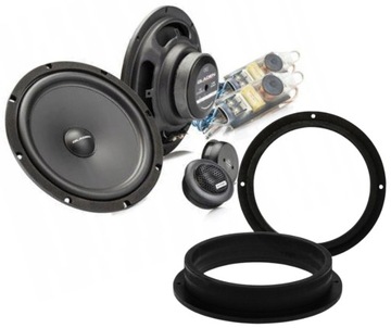 Głośniki SQ Gladen RS200 20cm 94dB 3ohm + dystanse AUDI A6 C7 A6 C8 Xtreme